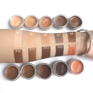 Großhandel benutzer definierte Logo vegane Bronzer Creme Bronzer Make-up Concealer für dunkle Haut Bronzer Private Label Concealer