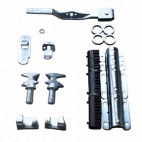 Kit complet de barres de verrouillage de porte de conteneur maritime ISO standard pour construction et réparation 20GP/40HQ
