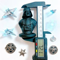 Pierre de cristal naturelle Obsidienne, sculptures de personnages de films Star Wars (Yoda), pour décoration, artisanat en cristal
