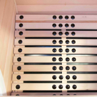 Salle de sauna à oxygène infrarouge de nouvelle conception moderne ODM OEM avec concentrateur d'oxygène en pruche solide