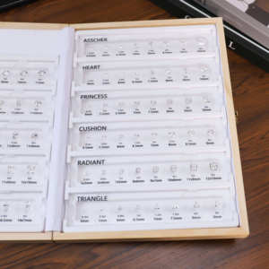 <b>Ring</b> Sizers Guidelines Trays Sets with 11 Shapes and Display <b>Folder</b> Guidelines for Diamond Jewelry Selling Custom Logo Available - Product Image 2