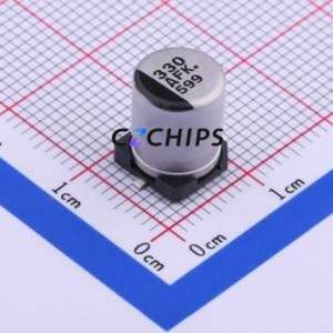 ตัวเก็บประจุ EEEFK1A331GP อลูมิเนียมอิเล็กโทรลีติค SMD D8xL10.2mm 330uF 20% 10V 600mA-100kHz - Product Image 1