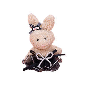 Mới đến đáng yêu Bunny Keychain Thỏ Nhỏ sang trọng với hình trái tim quyến rũ và Cung Túi Mặt dây chuyền ánh sáng mềm lông vòng chì<span class=keywords><strong>a</strong></span> khó<span class=keywords><strong>a</strong></span> - Product Image 6