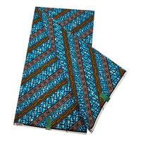 Kain Batik Organik Anti Api Ringan 100% Katun Tenun Sisir Afrika untuk Pakaian Anak Perempuan dan Laki-laki