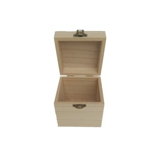 Caja de Almacenamiento de Madera Rectangular de 10 Pulgadas de Alto para Regalos, Manualidades, Embalaje General con Función de Grabado - Product Image 1