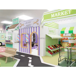 Nouveau château vilain pour enfants jeu de rôle doux jeu de rôle semblant <span class=keywords><strong>Village</strong></span> interactif ville <span class=keywords><strong>parc</strong></span> d'attractions personnalisé centre de jeux intérieur - Product Image 3