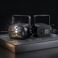 Éclairage décoratif de Noël, lumière disco DJ, projecteur LED à 60 motifs avec télécommande pour décorations de fêtes | YSH