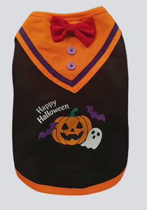 Halloween funny pumpkin bat print dog <b>cat</b> holiday <b>clothes</b> - Product Image 1