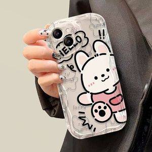 Dễ thương gấu thỏ cho iphone16 15Promax trường hợp điện thoại 14/13 Kem vỏ 11 bao gồm tất cả 12 dễ thương - Product Image 4