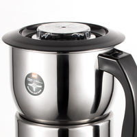 Molino de Especias y Frutos Secos Automático Lavable RAF, Molinillo de Granos de Café de 4 Cuchillas, Molinillo Eléctrico de Acero Inoxidable de 500 ml con Mango