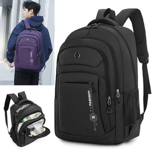 Laptop <b>Backpack</b> <b>Large</b> Capacity Unisex Oxford Cloth Travel Computer Interlayer Spring 2025 - Product Image 1