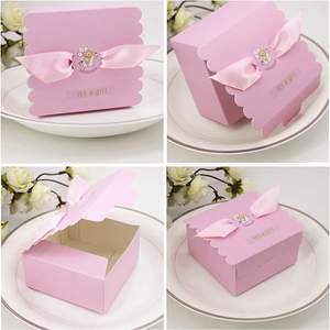 Cajas de recuerdo para Baby Shower, caja de dulces de papel para macarrón, galleta de Chocolate, bautismo, fiesta de recién nacido - Product Image 2