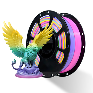 Filamento Iboss de Alta Calidad 1.75mm Morandi 03 Arcoíris 3D 1kg PLA+ Filamento Decorativo Arcoíris para Impresión 3D - Product Image 1