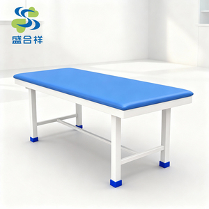 เตียงตรวจโรคแบบราบพร้อ<span class=keywords><strong>ม</strong></span>โครงเหล็กชุบสังกะสี |   เตียงตรวจผู้ป่วยสำหรับโรงพยาบาลและคลินิกแบบใช้งานหนัก - Product Image 4