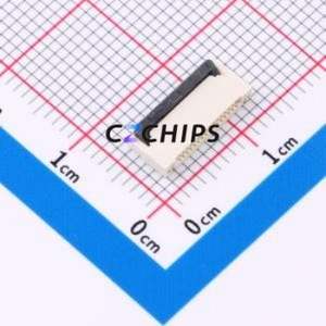 CAX-AFC24-16XIB-H2.0 FFC/FPC Connector SMD,P=0.5mm,Connector Flip Cover Type Double Side Contact / Top Bottom Contact 16P 0.5mm - Product Image 1