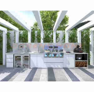 <span class=keywords><strong>2026</strong></span> Dorene High-End disesuaikan 316 baja nirkarat Outdoor dapur Pulau <span class=keywords><strong>Bar</strong></span> untuk halaman belakang pusat hiburan - Product Image 3