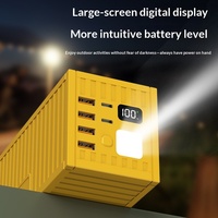 Batterie externe portable haute capacité 80000 mAh avec chargeur rapide et affichage numérique, station de charge à batterie polymère