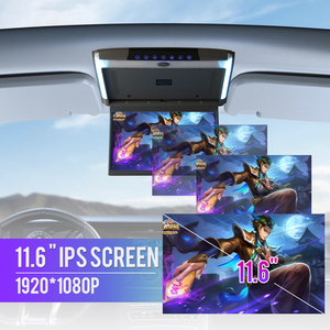 <strong>Car</strong> Roof <strong>Monitor</strong> IPS 11.6 Inch Flip Down Screen Overhead Multimedia Video Ceiling Roof Mount Display <strong>Car</strong> <strong>Monitor</strong> MP5 - Product Image 2