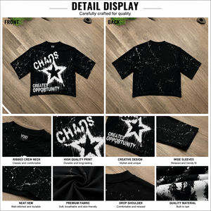 T-Shirt OEM per Uomo di Alta Qualità in Lana, Magliette Personalizzate con Stampa DTG e Strass, Moda Maschile Personalizzata - Product Image 3
