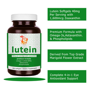 Cápsulas Blandas de Luteína Premium con Zeaxantina, Omega 3 DHA EPA, Astaxantina, Filtro de Luz Azul, Apoyo para la Visión Nocturna - Product Image 3