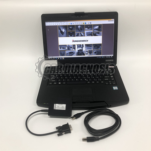 Kit de diagnostic Incado box pour la lecture des paramètres, catalogue de pièces JETI, manuel pour le logiciel Judit-4 v4.37 + ordinateur portable CF54 en bon état - Product Image 3