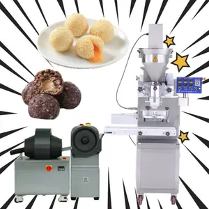 Sesambal Productielijn Gevulde Chocoladeballen Maken Machine Dadelballen Korstmachine Tamarinde Maker Te Koop