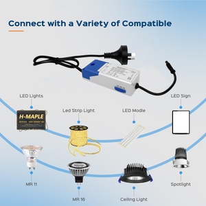 Constant current triac <strong>dimmable</strong> <strong>LED</strong> power driver 8-40w AC180-264V DC30-42V 150-1000mA australian <strong>led</strong> downlight power converter - Product Image 5