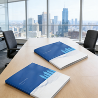 Service d'impression de brochures personnalisées pour les entreprises, les profils d'entreprise, le marketing, la marque et la vente en gros