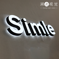 Letras Luminosas Acrílicas Multicolores Personalizadas de 1x1 Pulgada para Publicidad, Carteleras, Fondos de Pared, Logotipos, Letreros de Tiendas