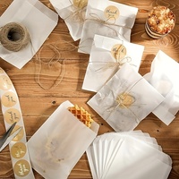 Décoré sur mesure élégant Party Favors bonbons chocolat emballage Cellophane papier ciré sacs à biscuits