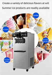 Máquina de Helados Suaves SUYUAN Automática Comercial, Nueva, Fácil de Operar, 220V, para Yogurt, Frutos Secos, Leche, Helado de Maíz y Frutas - Product Image 4