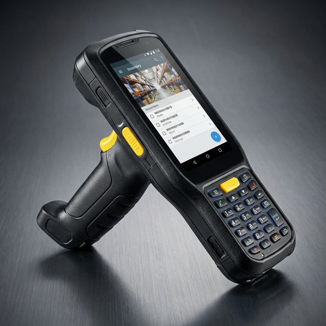 Rugged Handheld PDA 1D/2D Barcode Scanner Mobile Computer Grip 8-inch Screen 4GB RAM/64GB Flash Warehouse Inventory Logistics