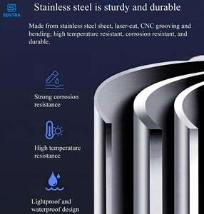 Control <span class=keywords><strong>de</strong></span> Acceso <span class=keywords><strong>de</strong></span> Alta Seguridad con Reconocimiento Facial Sentra SS01, Puerta Giratoria Inteligente con Obstáculos para Gimnasio - Product Image 4