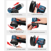 Meuleuse d'angle sans fil Bosch GWS 12V-76 Professional 12V, rechargeable, portable, avec poignée, machine à découper, outils électriques