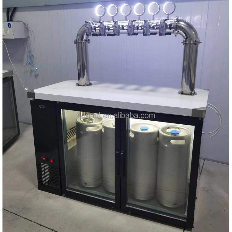 クラフトビール樽ディスペンスシステム用タップタワーチラー付き