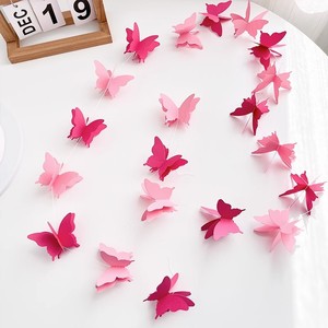 Guirnalda de Papel con Mariposas para Decoración de Bodas, Fiestas de Cumpleaños, Decoración de Habitaciones Infantiles, Cuerda de Papel Colorida - Product Image 4