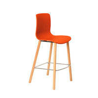 Chaise Haute Moderne Simple Style Nordique pour Salon de Thé – Chaises de Salle à Manger en Plastique pour Négociations