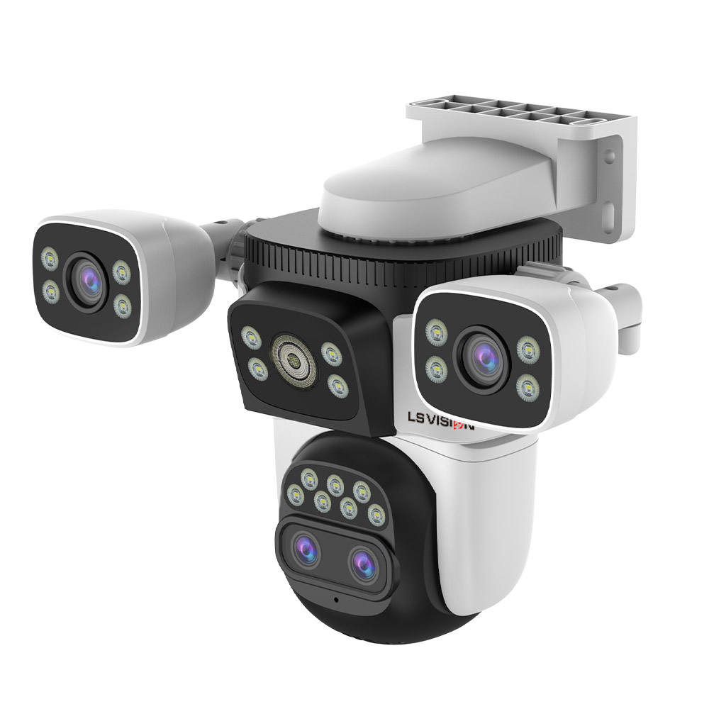 LS VISION HD 20MP Multi-Screen CCTV Camera Wireless WiFi Panoramic Home  Security Network Guard Waterproof Network Camera