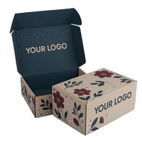Caja de Envío de Perfume Cosmético de Cartón Corrugado con Logotipo Personalizado, Materiales Reciclados, Diseño Plegable, Estampado en Caliente con Lámina Dorada