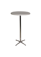 Nouveau Portable En Plein Air Événement Partie Ronde Cocktail Manger Debout Haut En Plastique En Acier Inoxydable Cadre En Métal Pliant Bar Tables