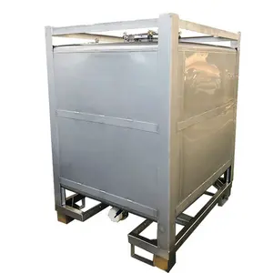 Wanlong Fournisseur direct en acier inoxydable IBC Tote Tank Container 1000 litres