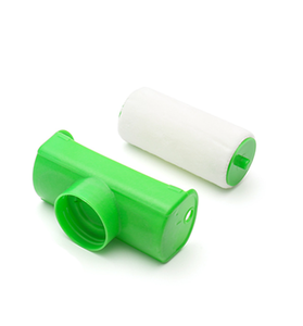 <span class=keywords><strong>Rodillo</strong></span> de pintura portátil con vaso integrado, mini <span class=keywords><strong>rodillo</strong></span> de pintura con botella incorporada, dispensador de pintura de plástico recargable, herramienta de pintura para el hogar - Product Image 4