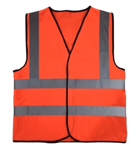 Tùy chỉnh màu sắc bọc vải dệt kim Hi-VIS Áo sơ mi phản quang vest polyester an toàn quần áo phản quang an toàn vest - Product Image 1
