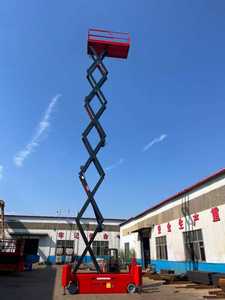 Piattaforma Elevatrice a Forbice Elettrica Idraulica Semovente 6-16m per Operazioni Aeree in Magazzino - Product Image 3