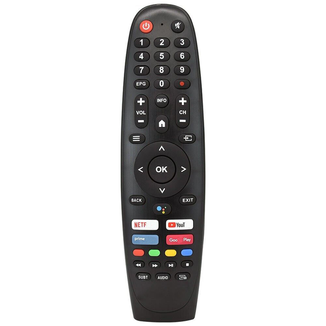 New B0BTDXPW38 Original Voice TV Remote for SMART TECH EKO Blaupunkt JVC Kogan Smart TV