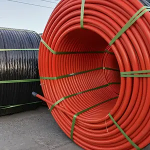 Fabricant direct 10/6 12/8 14/10mm HDPE Micro conduit <span class=keywords><strong>fibre</strong></span> optique tube faisceau avec <span class=keywords><strong>gaine</strong></span> PE enterré directement - Product Image 5