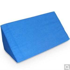 Coussin de rotation médical bleu 50x20x20 cm en éponge haute densité, anti-escarres, pour soins aux personnes âgées et thérapie de réadaptation - Product Image 3