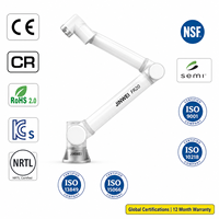 Robot Colaborativo JINWEI FR20, 20 kg, 1854 mm, IP54, 6 Ejes, 0.1 mm, CR, CE, KCs, ISO 10218, 2 m/s, para Paletización Pesada y Manejo de Materiales