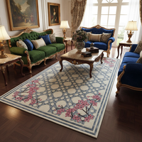 Tapis de salon au design moderne en laine de Nouvelle-Zélande, tufté à la main, bouclé/coupe bouclée, épais, adapté aux animaux domestiques, résistant aux taches, antidérapant, pour intérieur, sur mesure