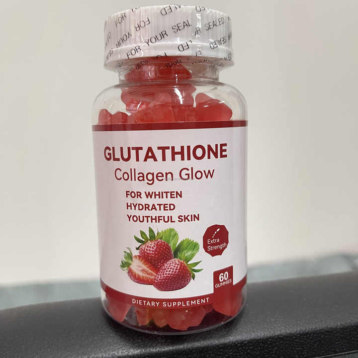extra strength glutathione collagen glow Private Label Brightening Skin Whitening Gummies Supplements Collagen L-Glutathione Gummis cream for skincare routine Quantity:1 BEST VITAMIN C FOR